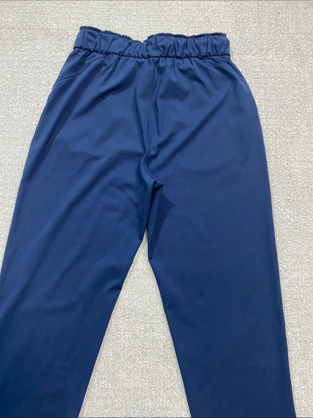 lululemon athletica Women's Navy Track Joggers with Drawcord Size 6